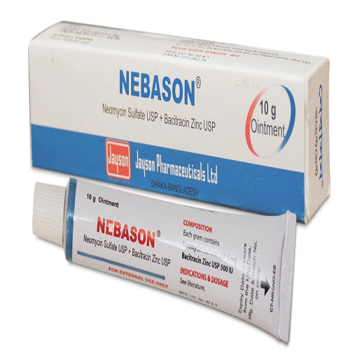 Nebason Ointment (5 mg+500 IU)/gm