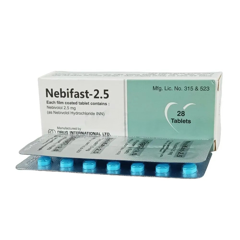 Nebifast Tablet 2.5 mg