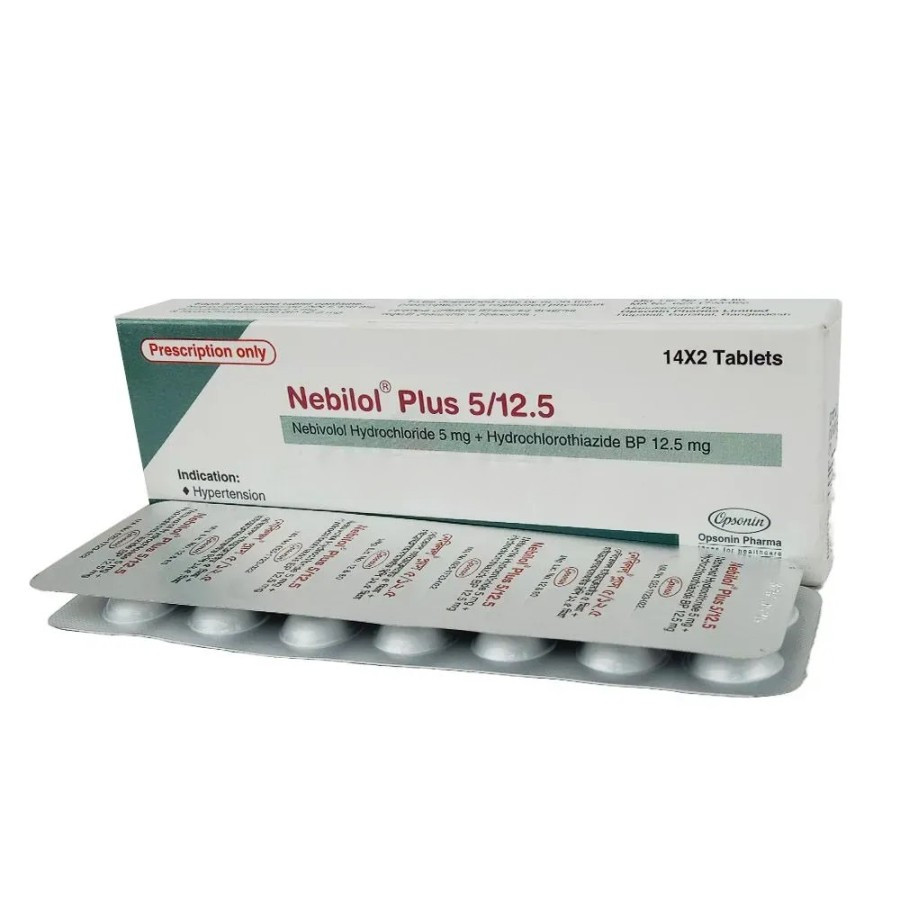 Nebilol Plus Tablet 5 mg+12.5 mg