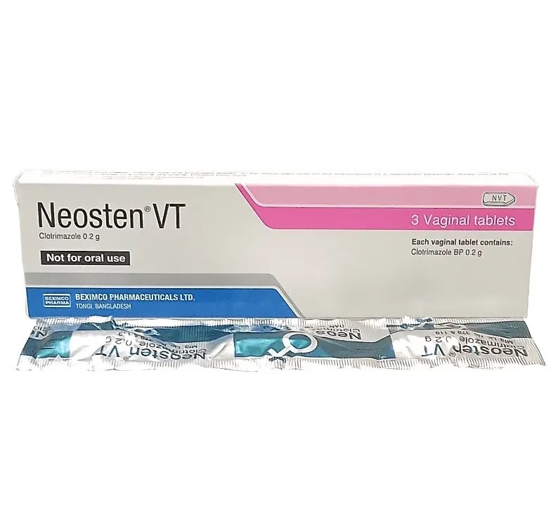 Neosten VT Vaginal Tablet 200 mg