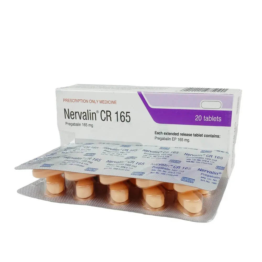 Nervalin CR Tablet (Extended Release) 165 mg