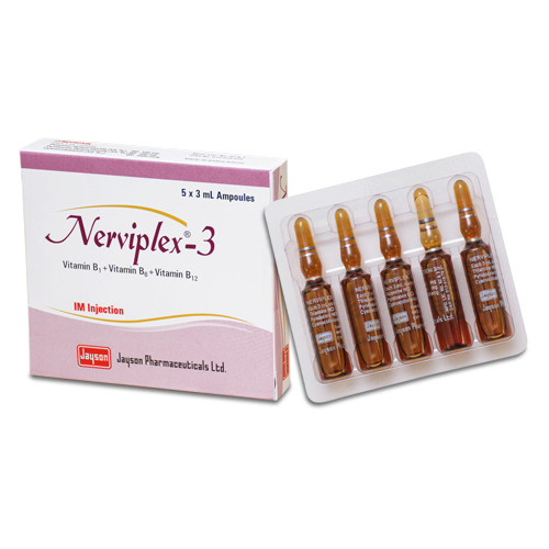 Nerviplex IM Injection (100 mg+100 mg+1 mg)/3 ml