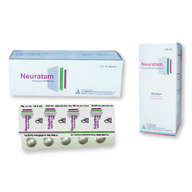 Neuratam Syrup 500 mg/5 ml