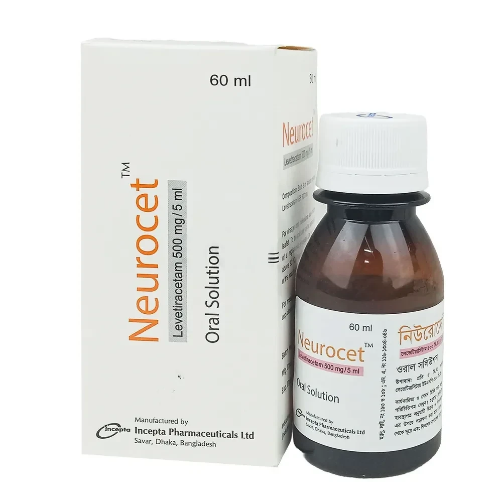 Neurocet Oral Solution 500 mg/5 ml