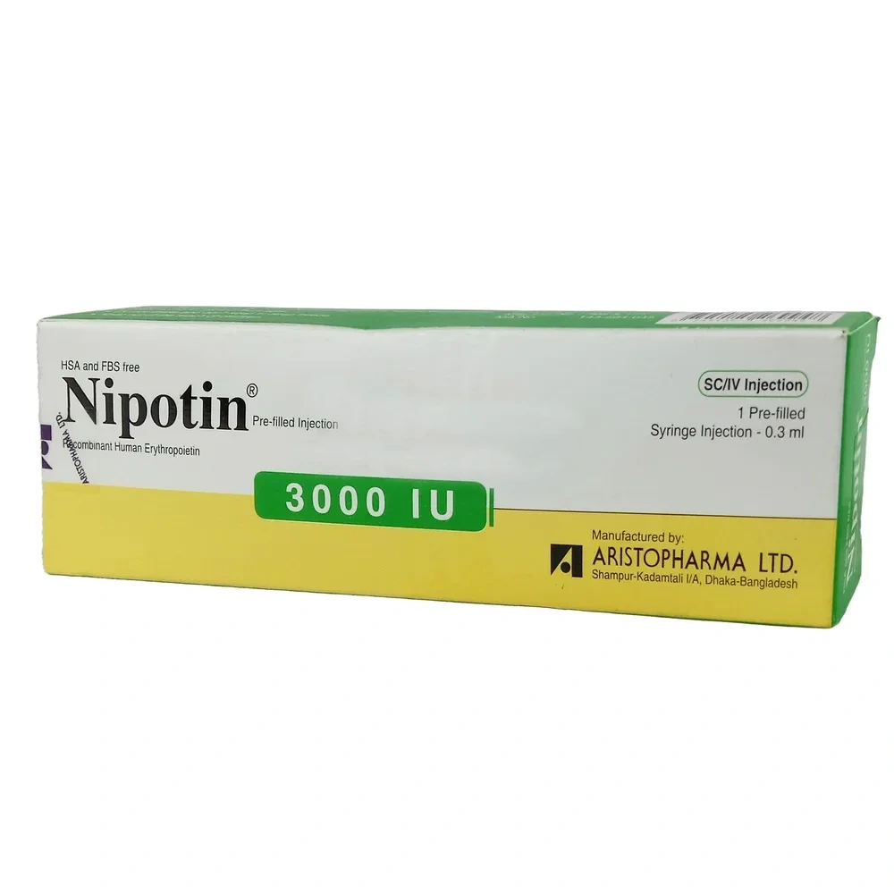 Nipotin IV/SC Injection 3000 IU