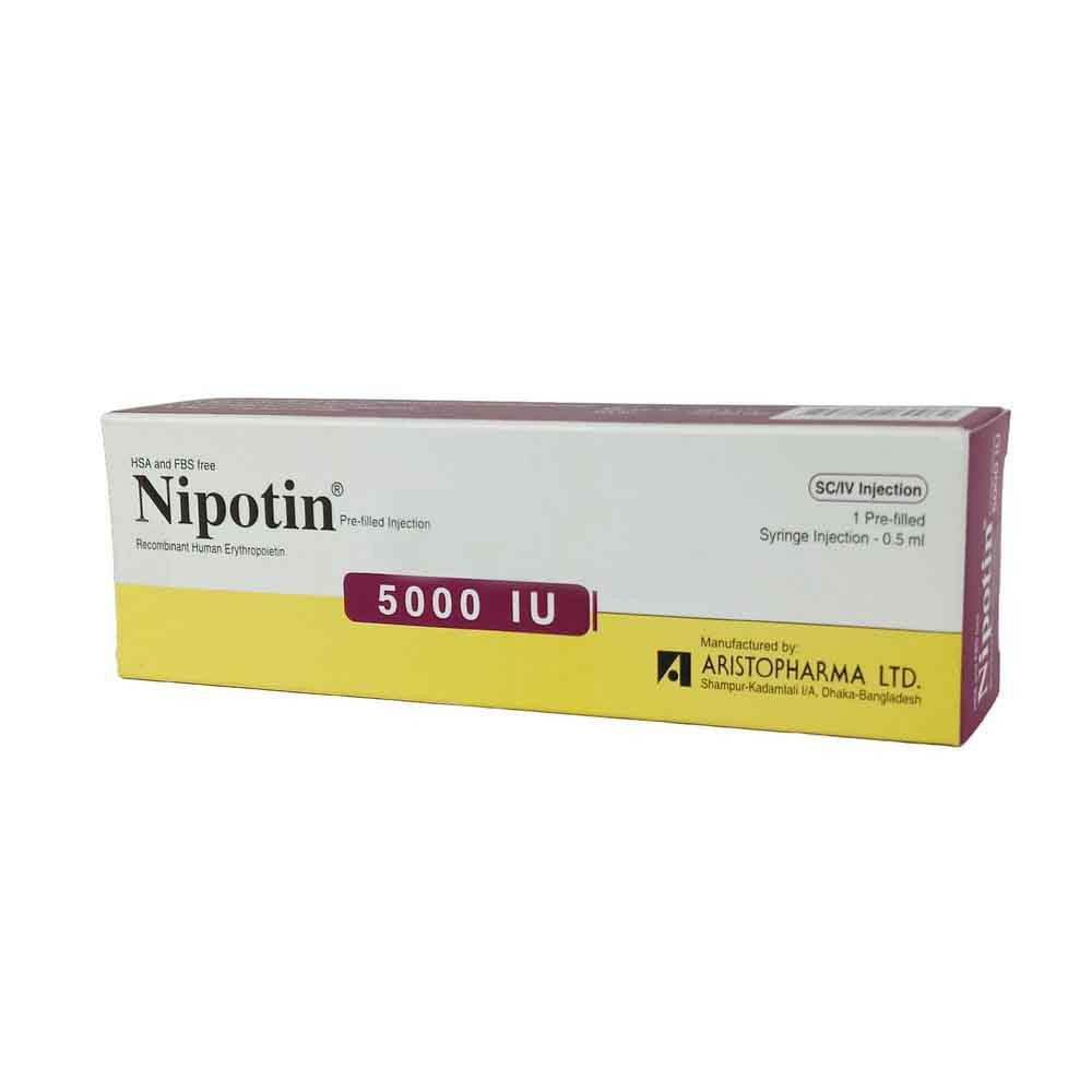 Nipotin IV/SC Injection 5000 IU