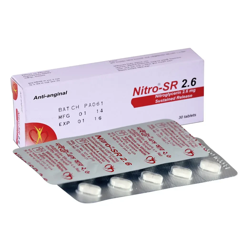Nitro SR Tablet (Sustained Release) 2.6 mg