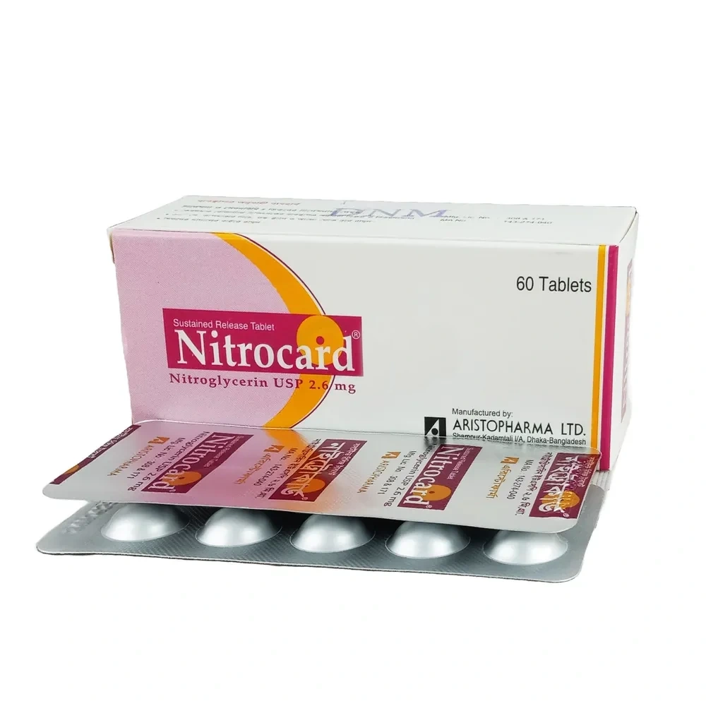 Nitrocard SR Tablet (Sustained Release) 2.6 mg