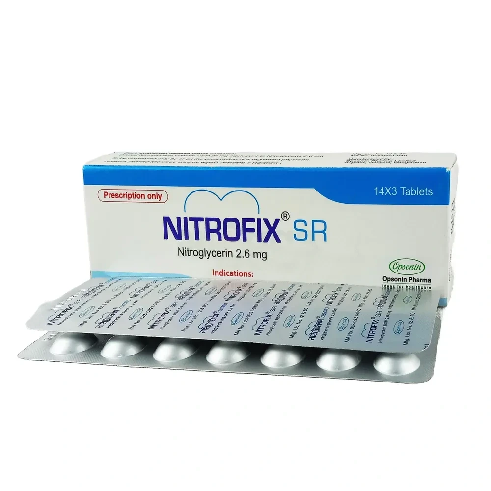 Nitrofix SR Tablet (Sustained Release) 2.6 mg