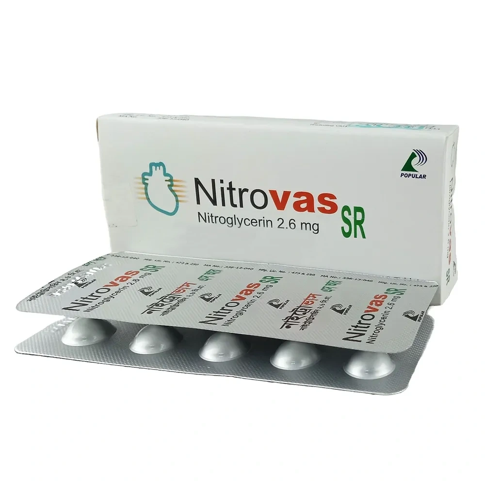 Nitrovas SR Tablet (Sustained Release) 2.6 mg