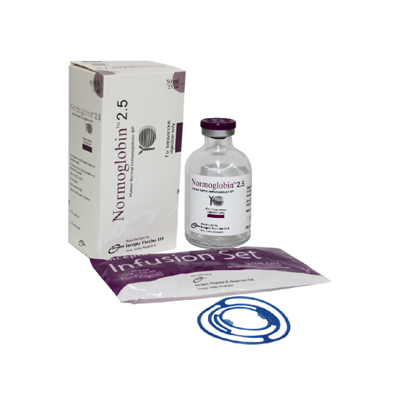 Normoglobin IV Injection or Infusion 2.5 gm/50 ml