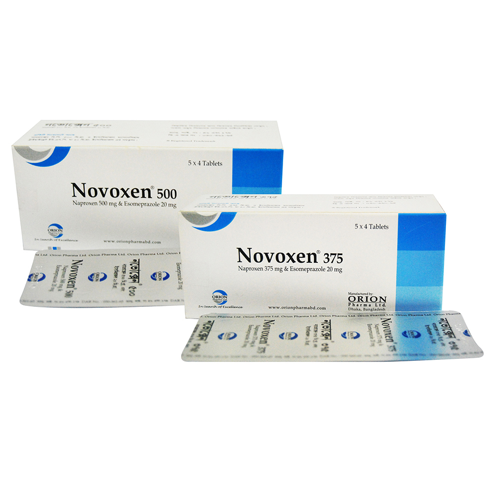 Novoxen Tablet (Delayed Release) 375 mg+20 mg