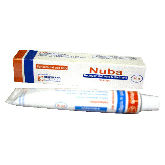 Nuba Ointment (5 mg+500 IU)/gm