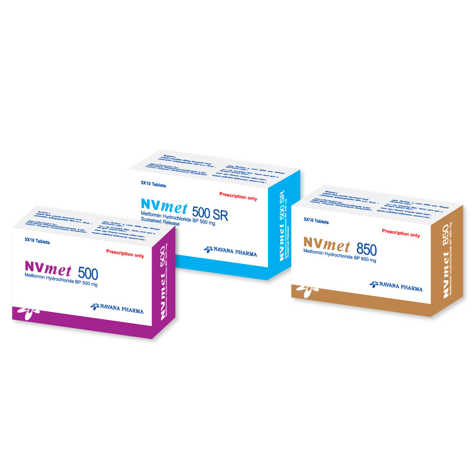 NVmet SR Tablet (Sustained Release) 500 mg