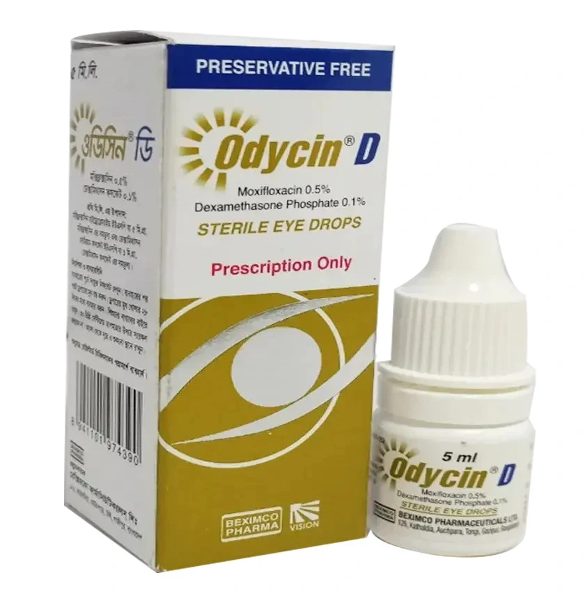 Odycin D Ophthalmic Solution 0.5%+0.1%