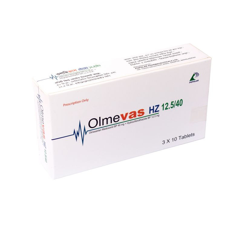 Olmevas HZ Tablet 40 mg+12.5 mg