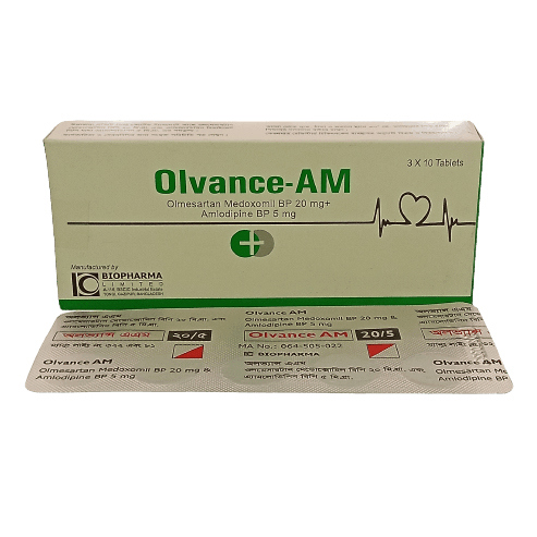Olvance-AM Tablet 5 mg+20 mg