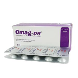 Omag-DR Tablet (Enteric Coated) 20 mg