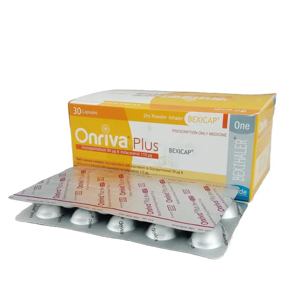 Onriva Plus Inhalation Capsule 110 mcg+50 mcg