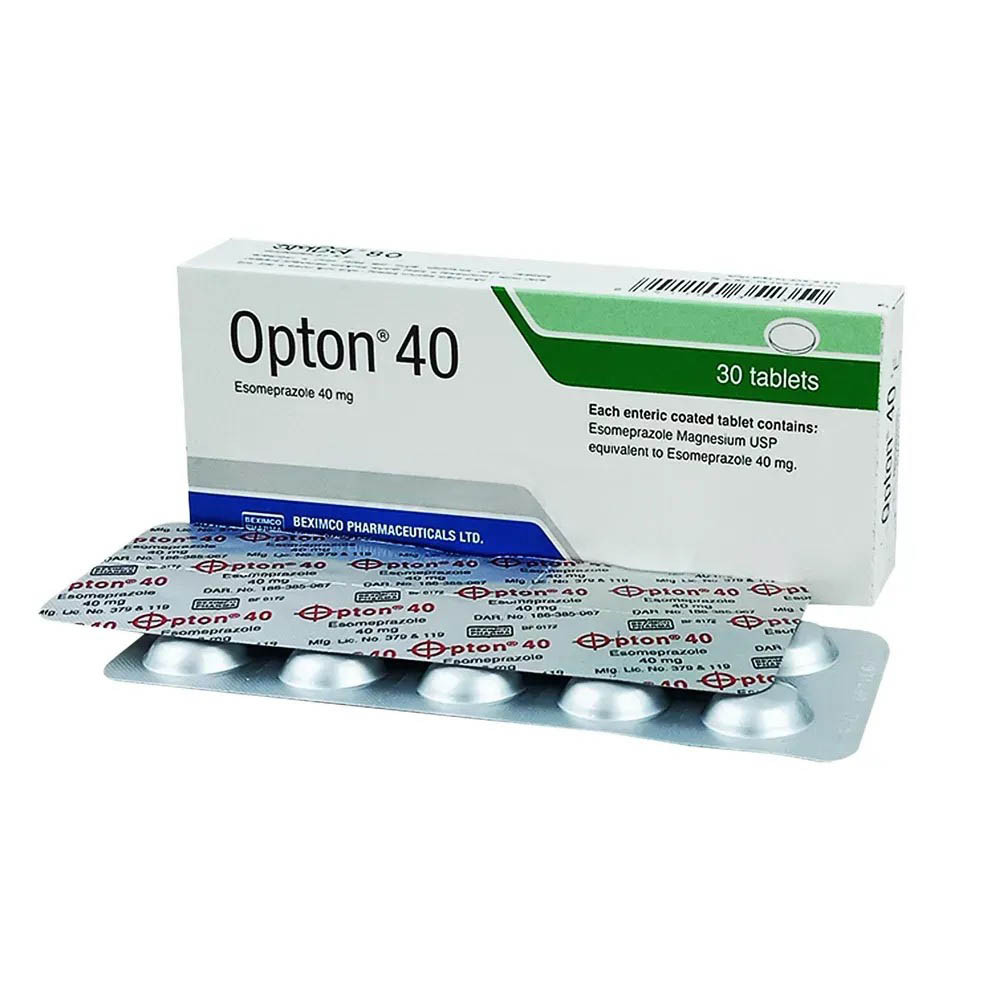 Opton Tablet (Enteric Coated) 40 mg