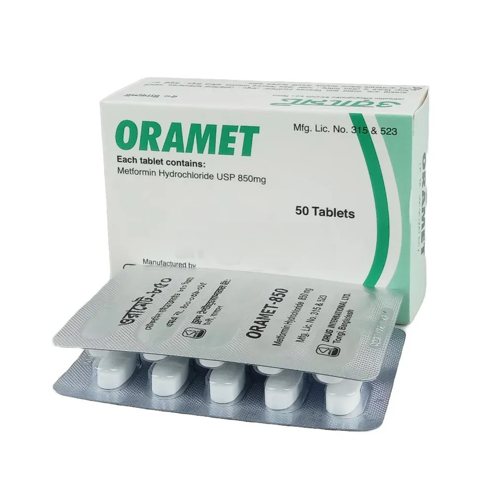Oramet Tablet 850 mg