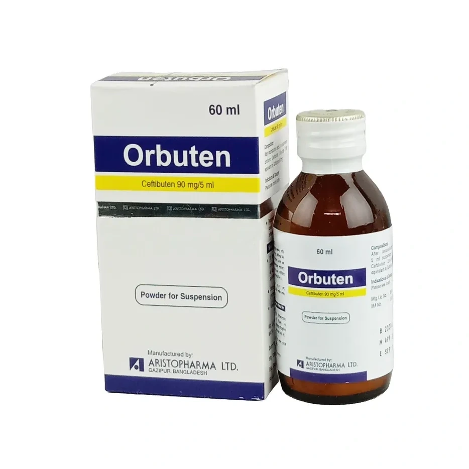 Orbuten Powder for Suspension 90 mg/5 ml