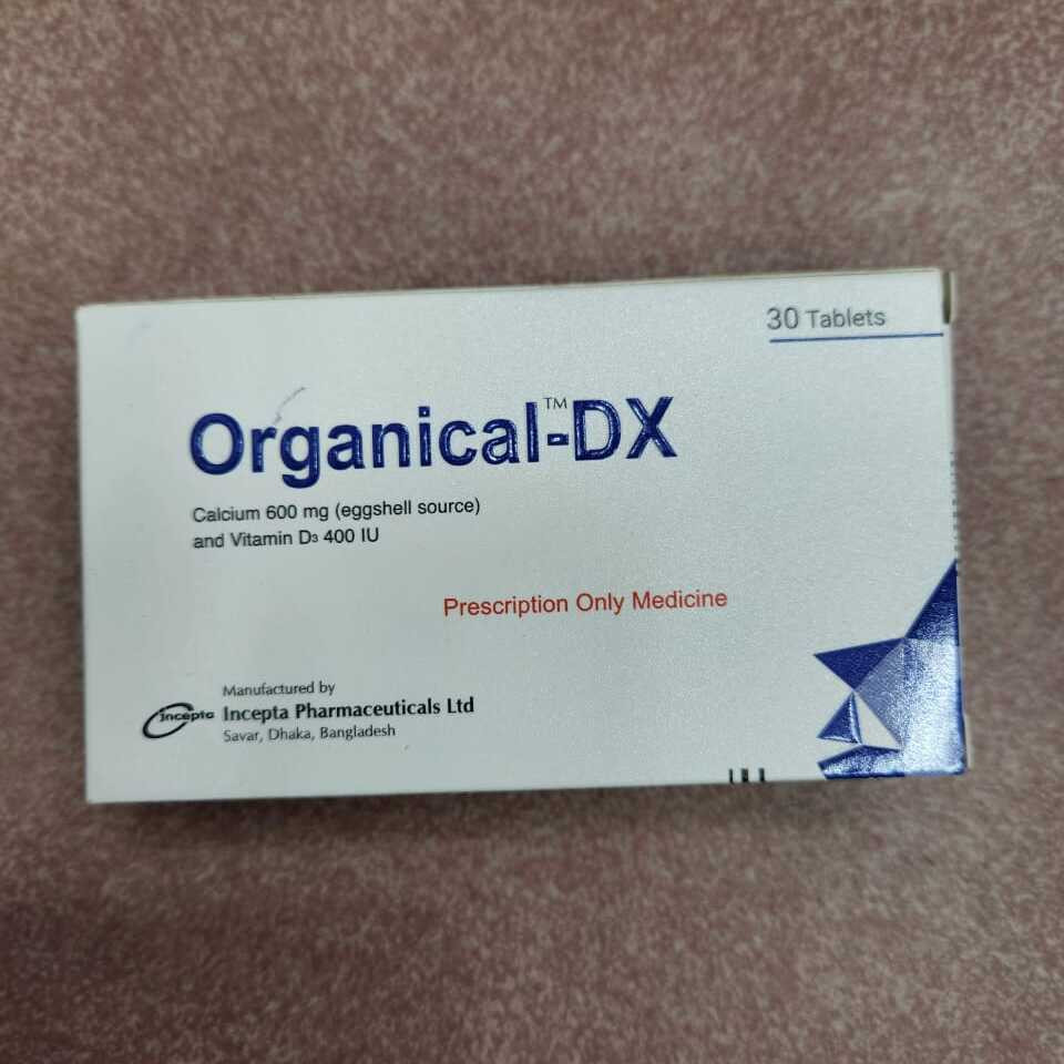 Organical-DX Tablet 600 mg+400 IU