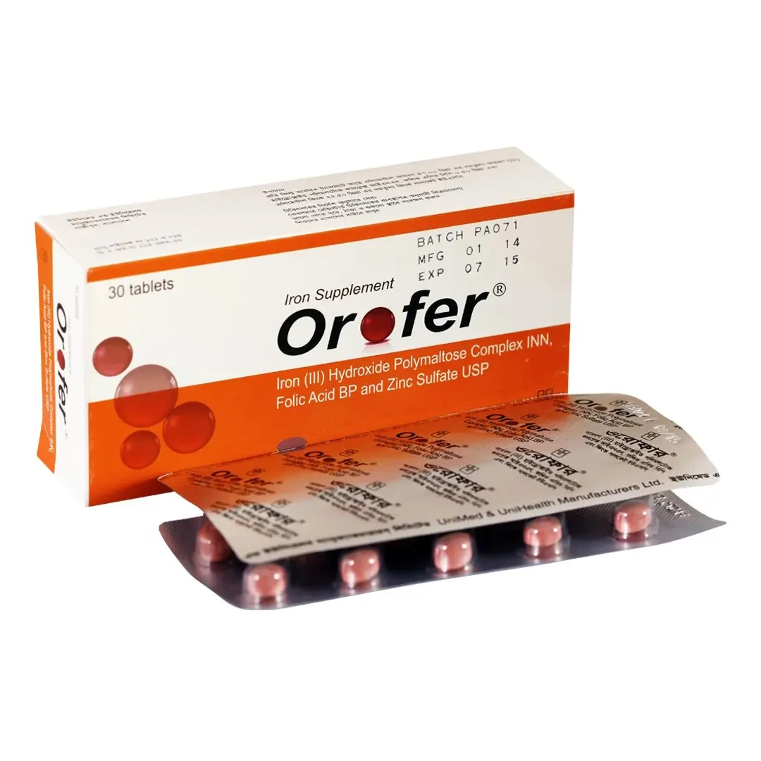 Orofer Tablet 47 mg+0.5 mg+22.5 mg