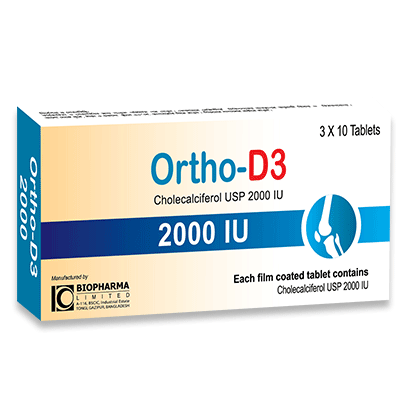 Ortho-D3 Tablet 2000 IU