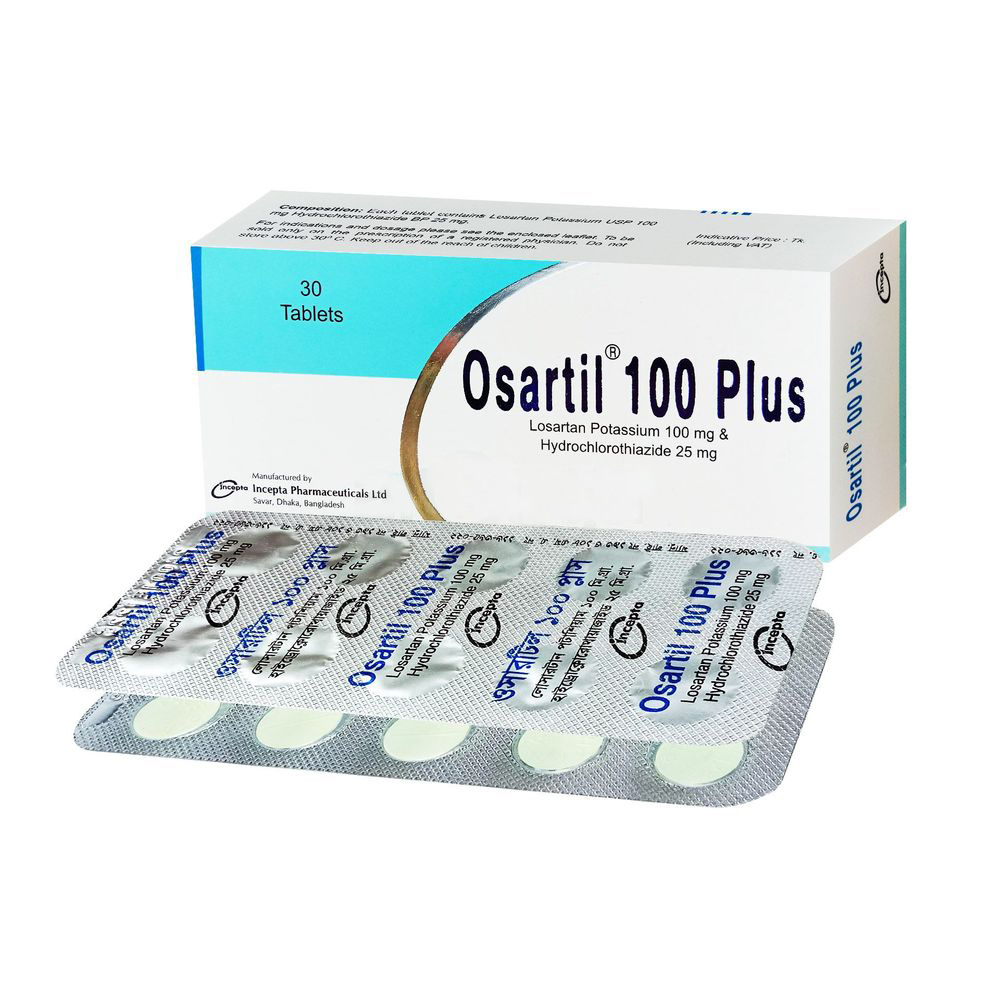 Osartil Plus Tablet 100 mg+25 mg