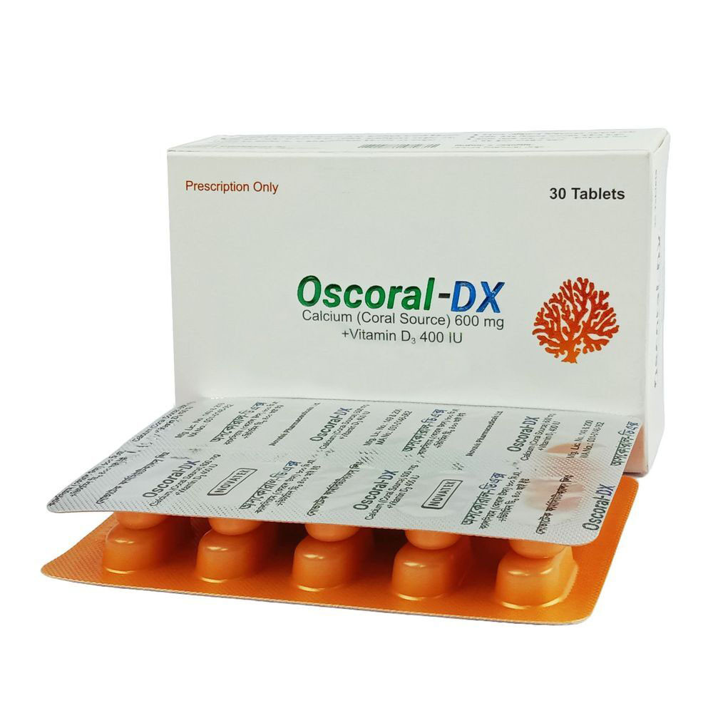 Oscoral DX Tablet 600 mg+400 IU
