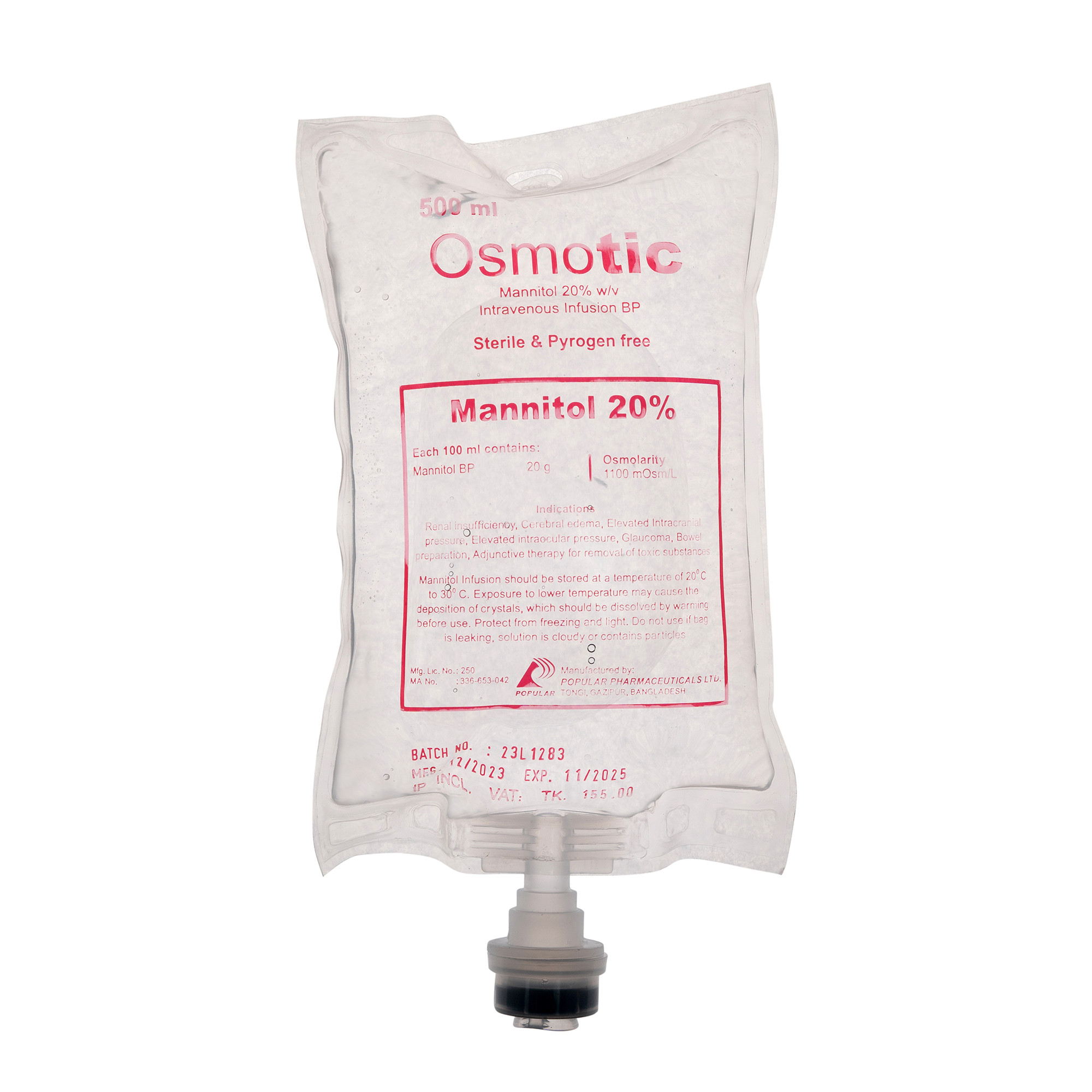 Osmotic IV Infusion 20%