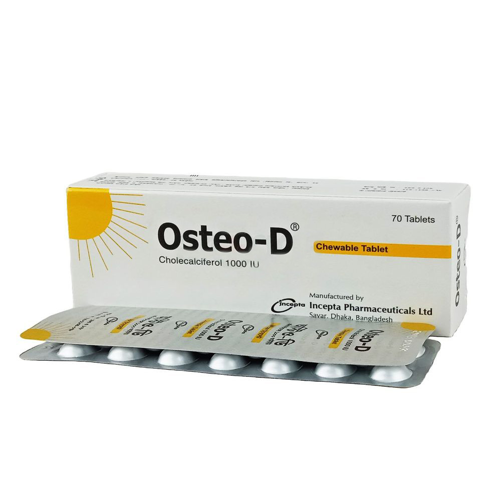Osteo-D Chewable Tablet 1000 IU