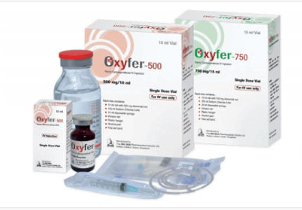 Oxyfer IV Injection or Infusion 1 gm/20 ml