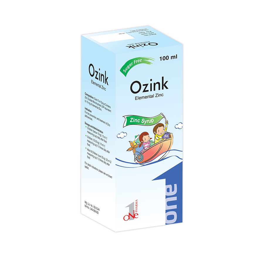 Ozink Syrup 10 mg/5 ml