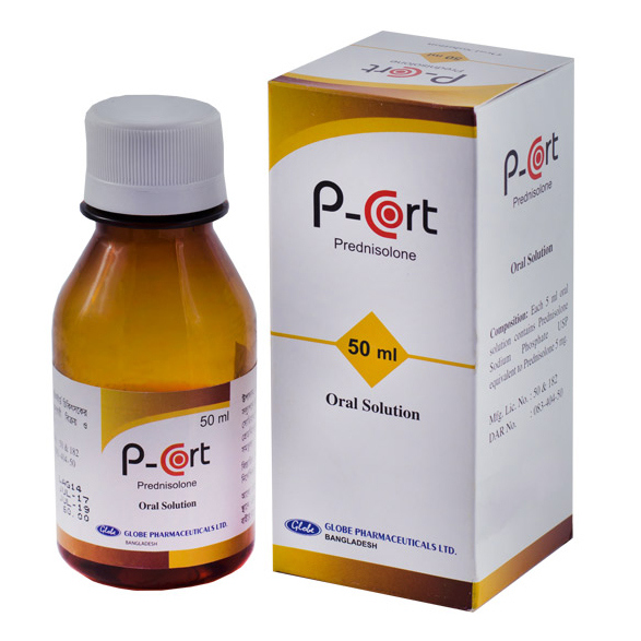 P-Cort Oral Solution 5 mg/5 ml