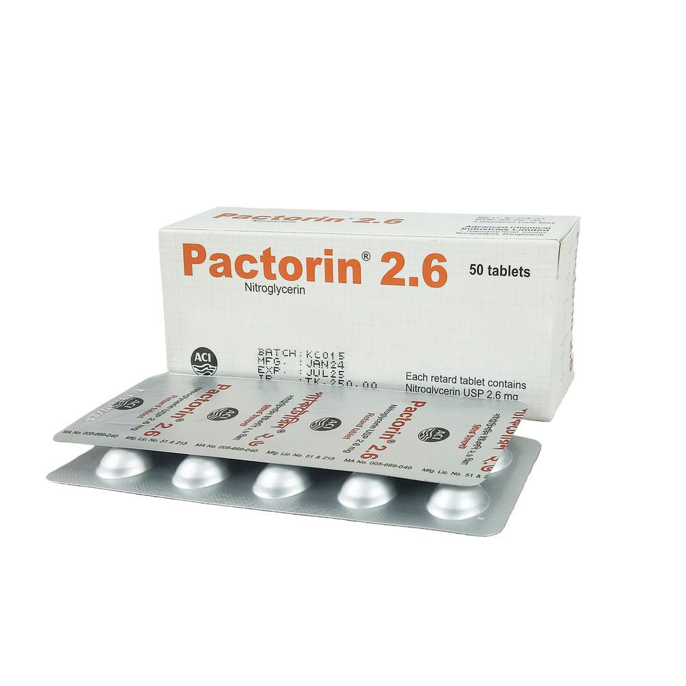 Pactorin Retard Tablet 2.6 mg