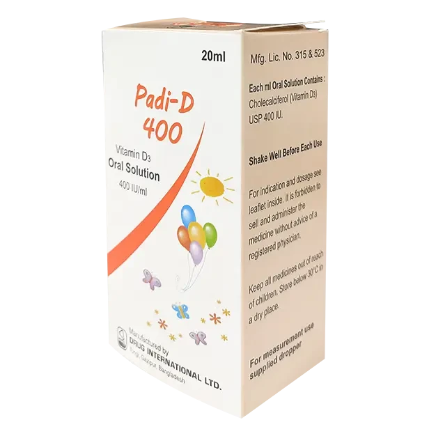 Padi-D Oral Solution 400 IU/ml