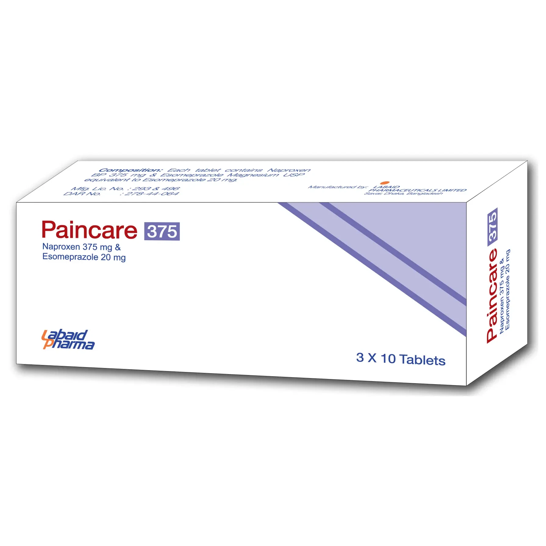 Paincare Tablet (Delayed Release) 375 mg+20 mg