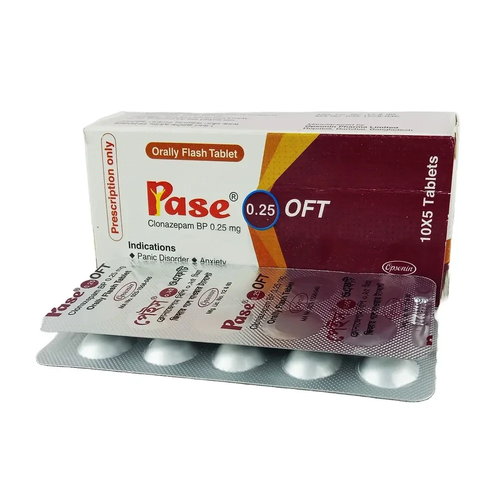 Pase OFT Flash Tablet 0.25 mg