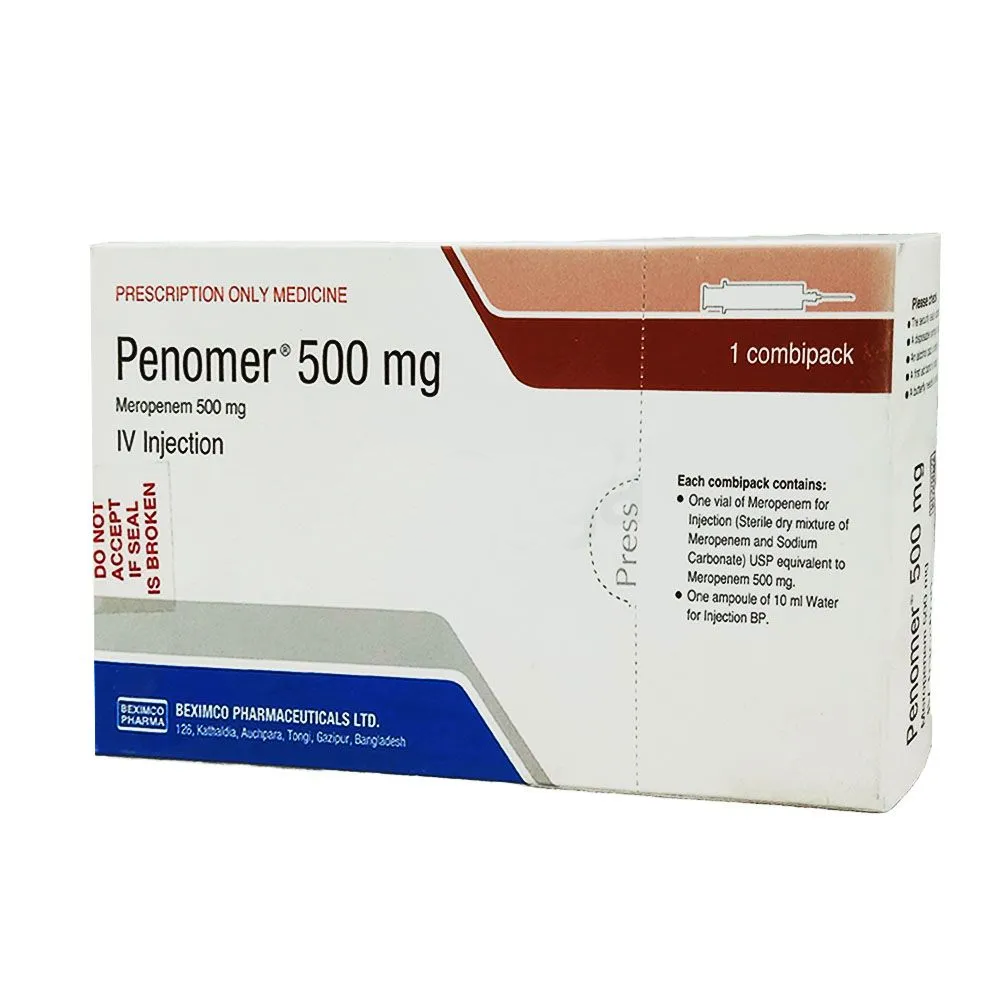 Penomer IV Injection or Infusion 500 mg/vial