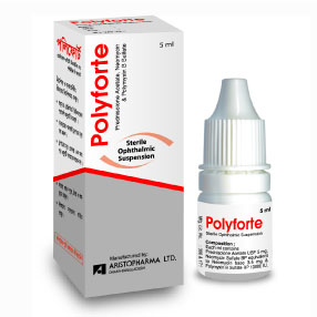 Polyforte Ophthalmic Suspension (5 mg+3.5 mg+10000 IU)/ml