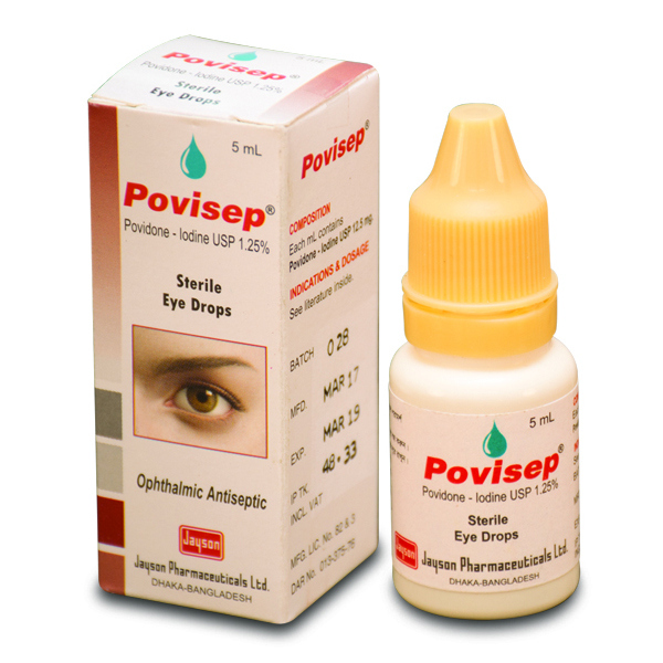 Povisep Ophthalmic Solution 1.25% v/v