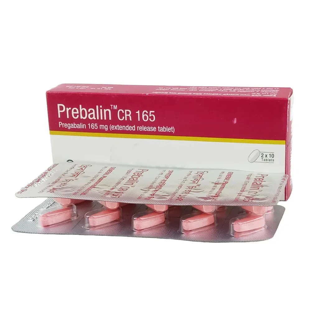 Prebalin CR Tablet (Extended Release) 165 mg