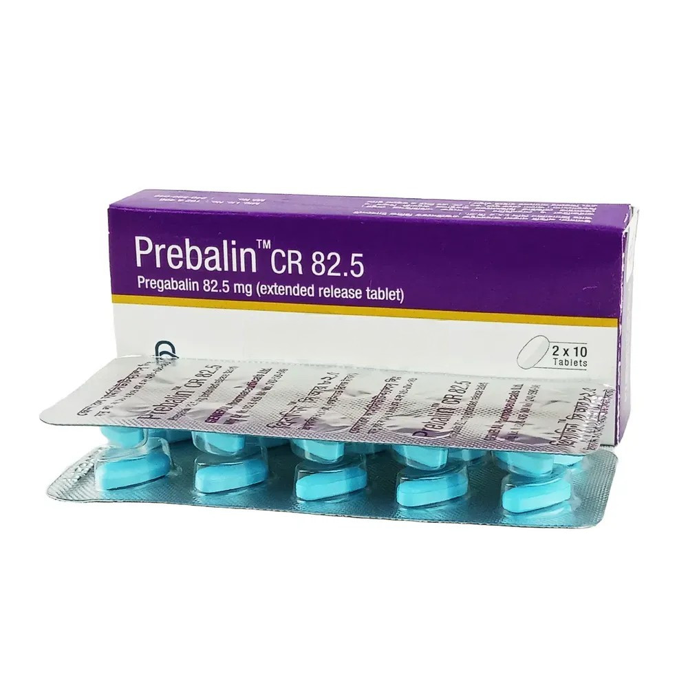 Prebalin CR Tablet (Extended Release) 82.5 mg