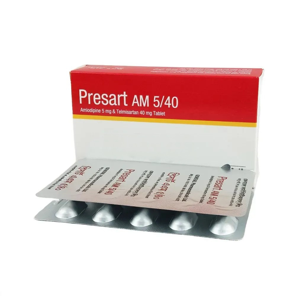Presart AM Tablet 5 mg+40 mg
