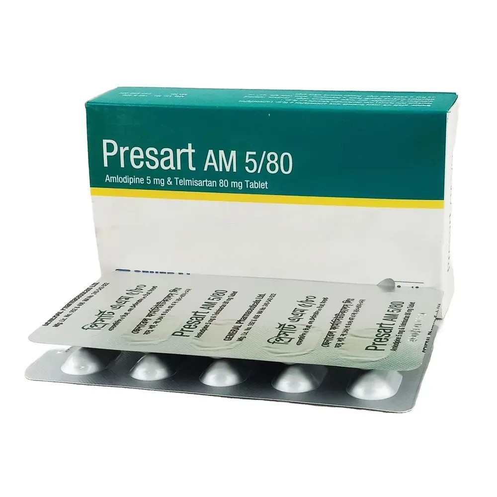 Presart AM Tablet 5 mg+80 mg