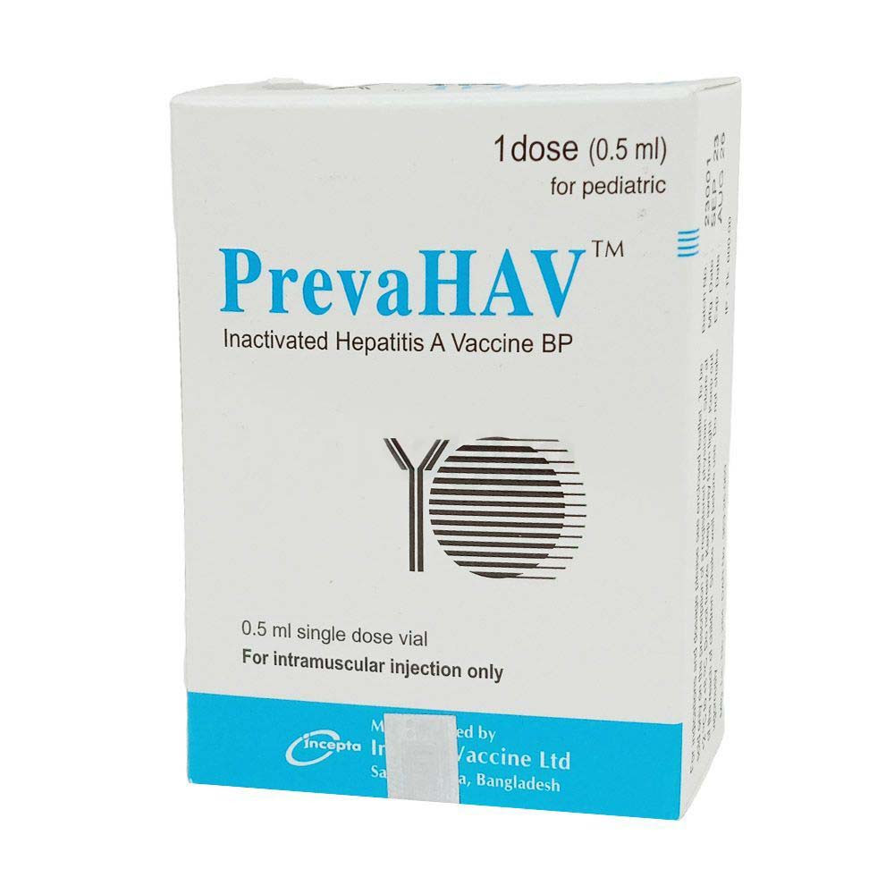 PrevaHAV (For child) SC Injection 250 unit/0.5 ml
