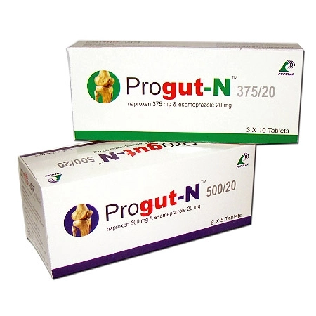 Progut-N Tablet (Delayed Release) 375 mg+20 mg