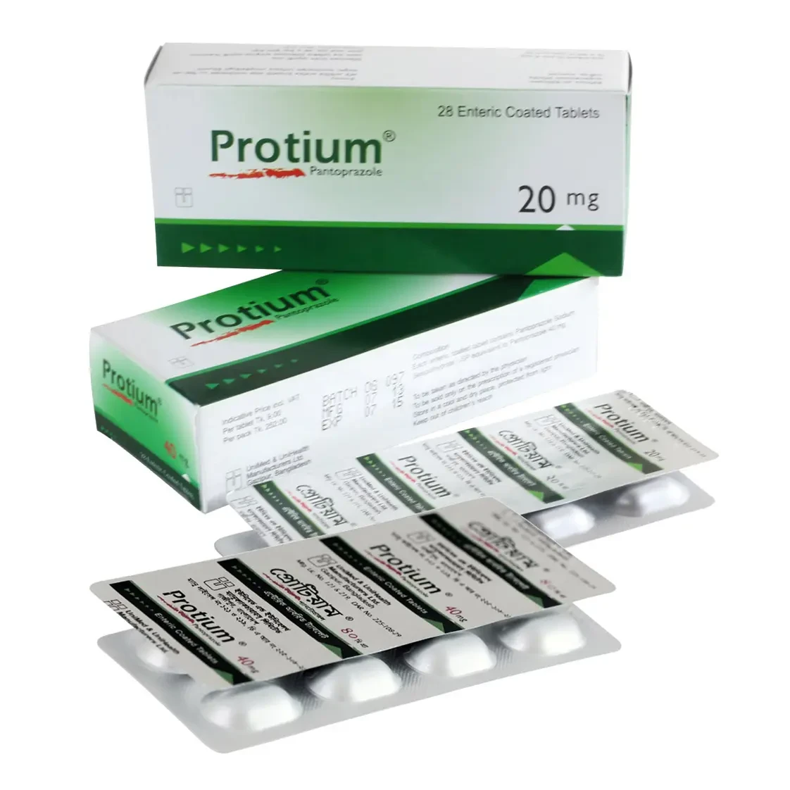 Protium Tablet (Enteric Coated) 20 mg